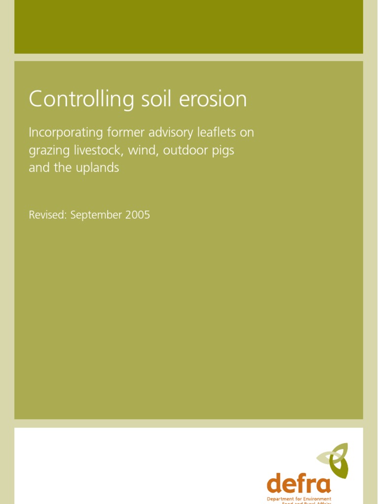 Soilerosion Combinedleaflets | PDF | Surface Runoff | Soil