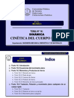 Tema 16 Cinetica Del Cuerpo Rigido - Pps