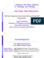 A DC Optimal Power Flow Illustration