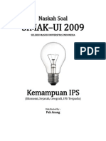 Naskah Soal SIMAK-UI 2009 Kemampuan IPS