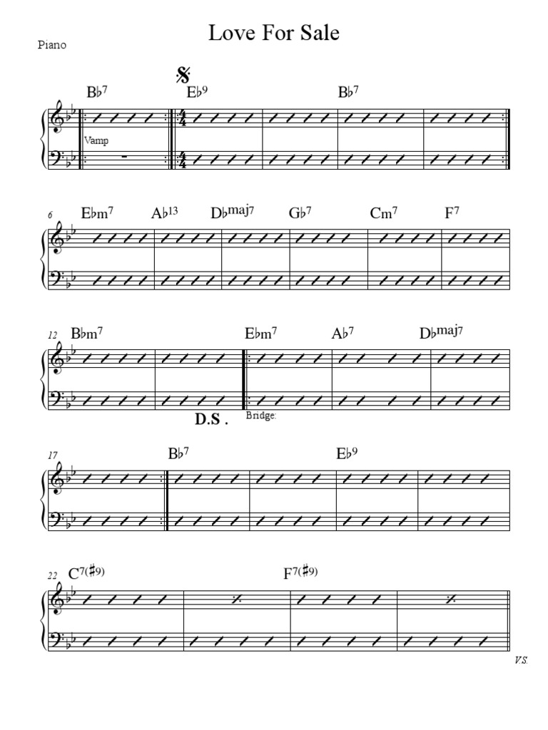 Love For Sale PDF