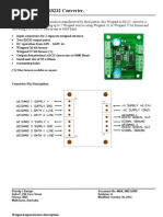 Wiegand To Rs232 Converter