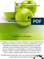 Irradiação de Alimentos - Slide