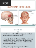 Hematoma Subdural Presentasi Kasus