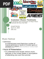 Download Oral Presentation Summer Music Festivals by joekardos6249 SN14772899 doc pdf