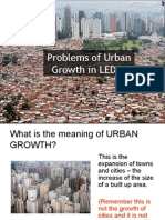 Problems of Urban Growth 