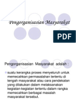 Pengorganisasian Masyarakat