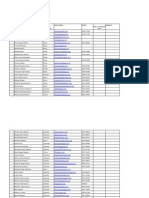 3rd AGM Attendee List - April 2013