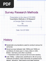 Survey Research Method Journal Survey Methodology 174 Views - survey research method