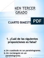 Examen Tercer Grado