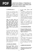 Cantos de santo antônio