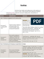 Getting Things Implemented Strategy, People, Performance - Readings