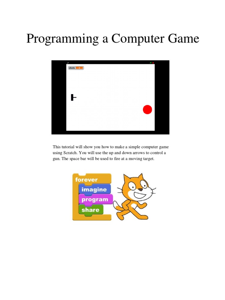 Shooting Game Scratch (Programming Language) Bullet