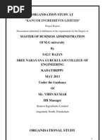 Download Organisation Study at Kancor1 by arul skp SN147759801 doc pdf