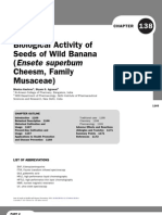 Biological Activity of Seeds of Wild Banana