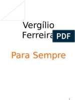 Ferreira, Vergílio - Para sempre [Livro]