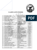 CLASIFICACION 2013