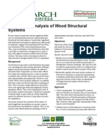 Uncertainty Analysis of Wood Structural Systems: Objectives