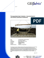 Thorngumbald, East Yorkshire - Concrete Block & Rock Armour Protection Revetments