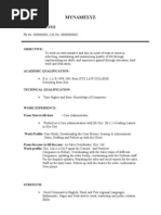 Experienced Legal Resume Model 1