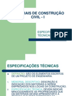 2 - Aula Sobre Especificações Técnicas