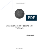 Droit Pénal Du Travail