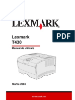 LexmarkT430 Ro Manual