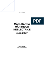 Masurari Neelectrice - Curs 2007