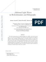 Additional Light Waves in Hydrodynamics and Holography: UCSD-PTH-10-05 LPTENS-10/41