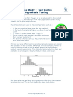 Case Study - Call Centre Hypothesis Testing