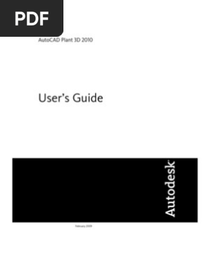 AutoCAD Plant 3D 2010 - User Guide (Official) | PDF | Computers |  Technology & Engineering
