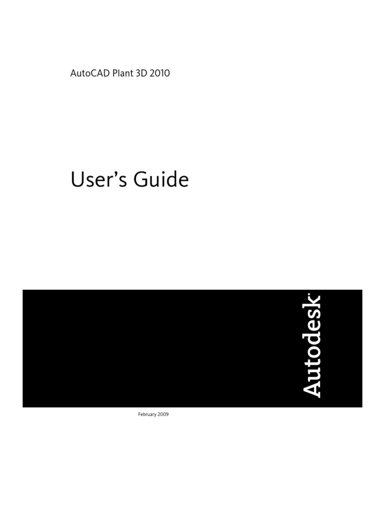 AutoCAD Plant 3D 2010 - User Guide (Official) | PDF | Computers |  Technology & Engineering
