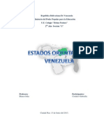 Estados Orientales de Venezuela