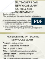 How Tefl Teachers Can Teach New Vocabulary Creatively2