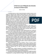 Utilização da Biomassa para Mitigação das Emissões de Gases do Efeito Estufa