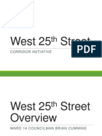 West 25th Street Corridor Initiative - MetroHealth Presentation