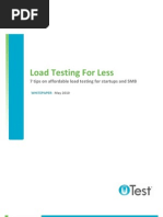 Utest Whitepaper Load Testing For Less