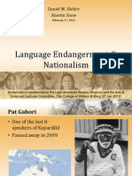 Hieber - Language endangerment & nationalism