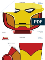 Iron Man PRINTABLE MASK