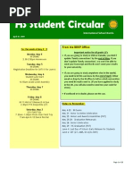 Student Circular April 30