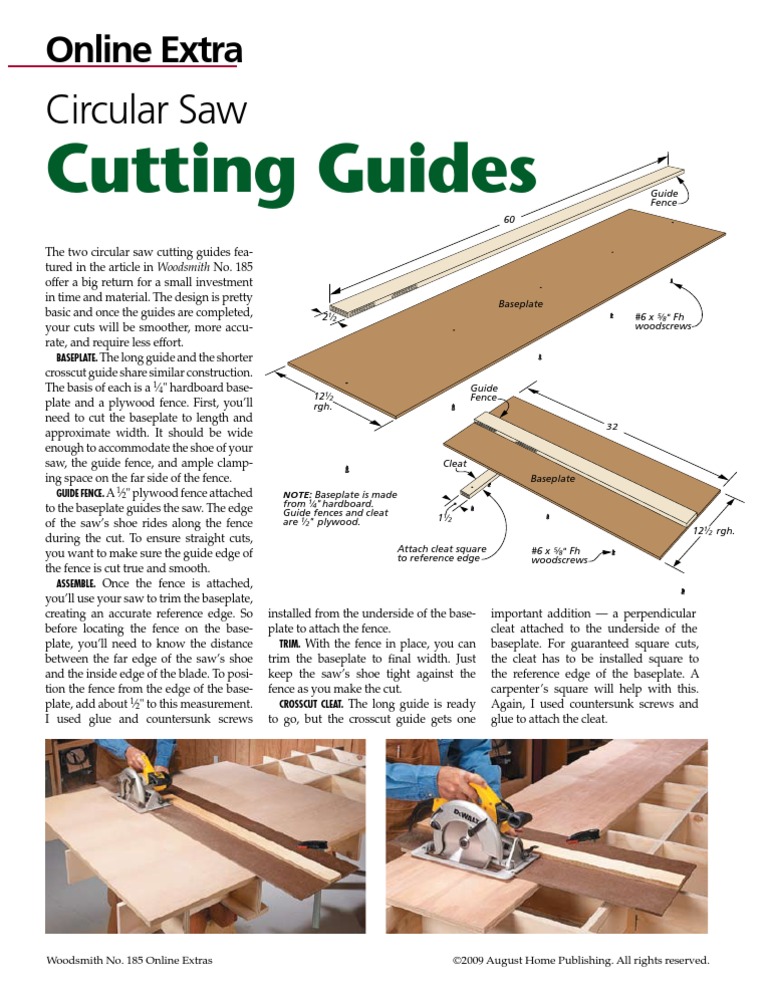 Circular Saw Cutting Guides PDF
