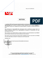 Motion de Soutien