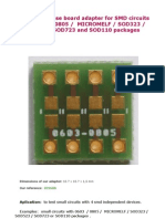 Adapter Board For Devices With Up To 4x 0603 / 0805 / SOD323 / SOD523 / SOD723 / SOD110 / MICROMELF Packages.