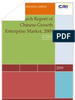 Research Report of Chinese Growth Enterprise Market, 2009