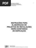 Projetos de Instalacoes Hidro-Sanitarias de Edificacao