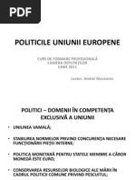 Prezentare - Politicile Uniunii Europene