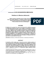 Factores de resiliencia en adolescentes mexicanos