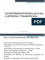 1 - Eletrotermofototerapia Aplicada A Ortopedia e Traumatologia