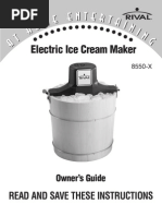 Download Rival Ice Cream Maker 8550 by Paul Astarael SN147894440 doc pdf
