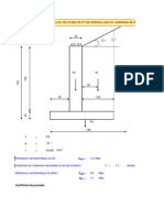 Note de Calcul Mur de Soutenement